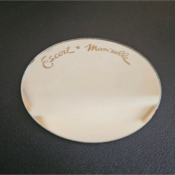 Vintage 1950's Escort Bag Black Croc Embossed Leather Small Tote - Picture 10 of 11